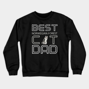 Norwegian Forest Cat Dad Crewneck Sweatshirt